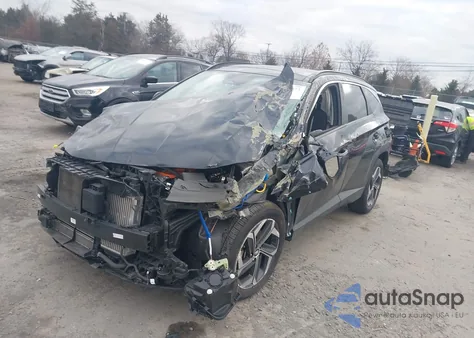 2022 Hyundai Tucson Hybrid Sel Convenience from USA, damaged, VIN KM8JFCA17NU040275